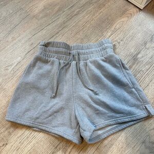 wild fable Heather Gray Cozy Fleece-Lined Shorts